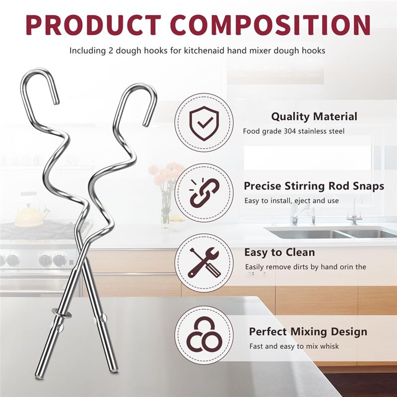 Gancho para amasar A23E para b - Kitchenaid Mixer Hand Mixer reseña y precio