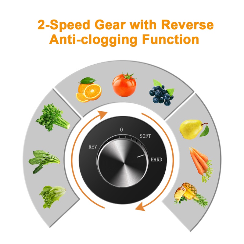 Extractor de jugos lento horiz - Kitchen Appliances Quality reseña y precio