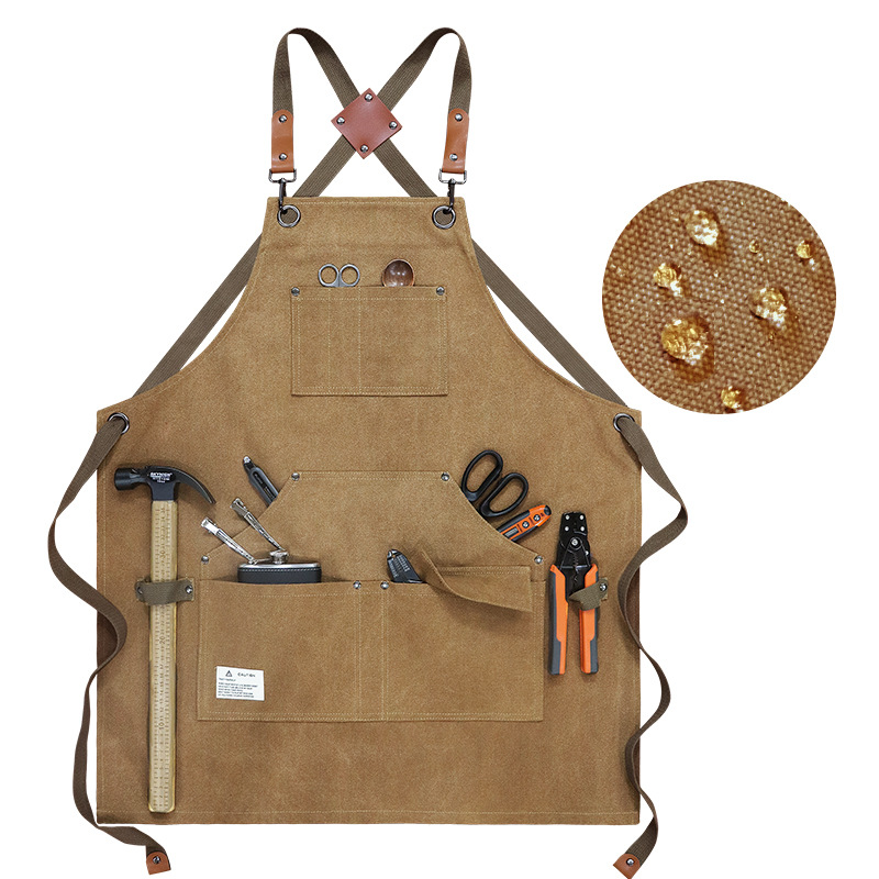 Delantal grueso de lona imperm - Kitchen Appliances Hobart reseña y precio