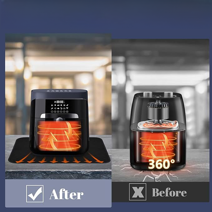 Alfombrilla negra para freidor - Kitchen Appliances Are reseña y precio