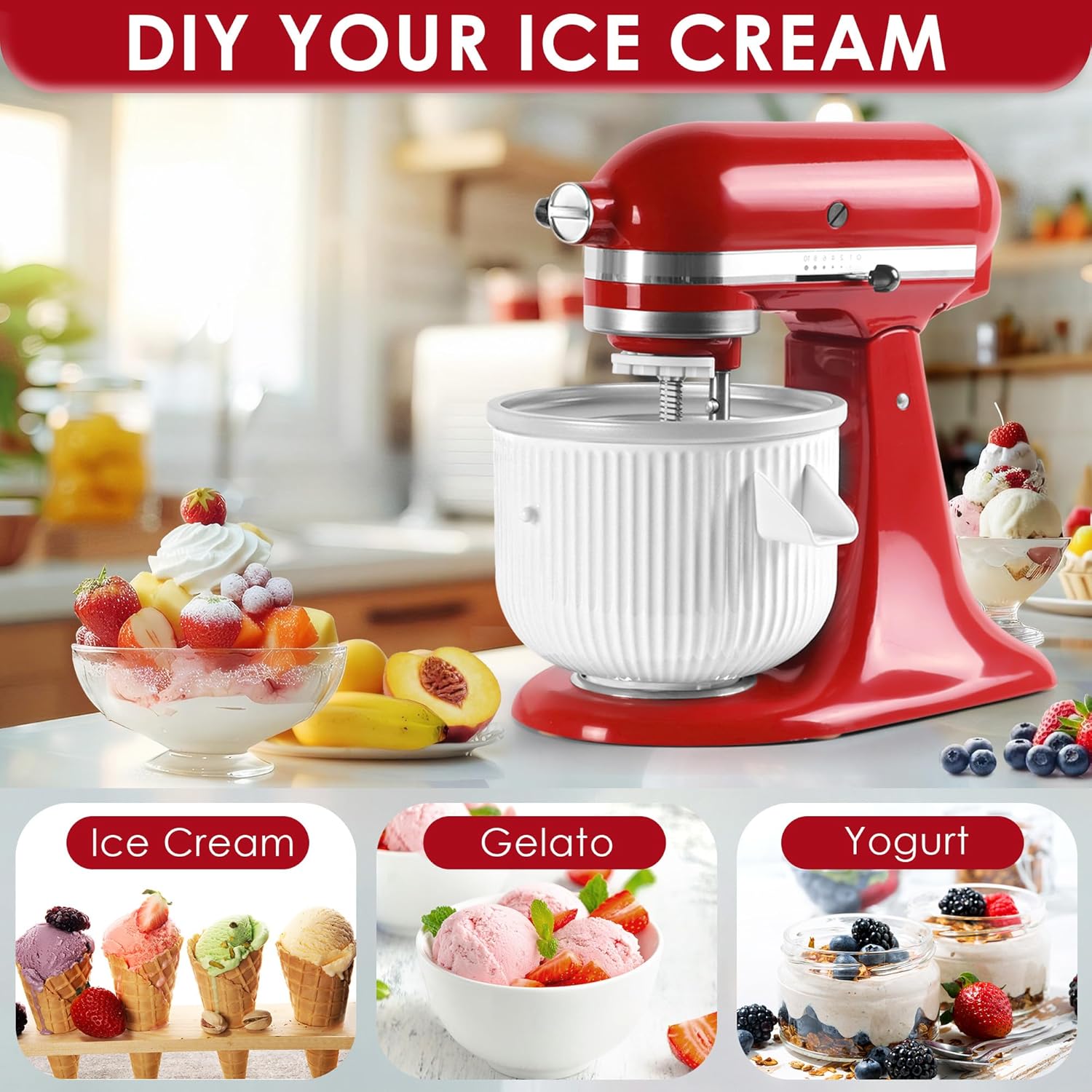 Accesorio para máquina de hela - Kitchen Appliances Kitchenaid reseña y precio
