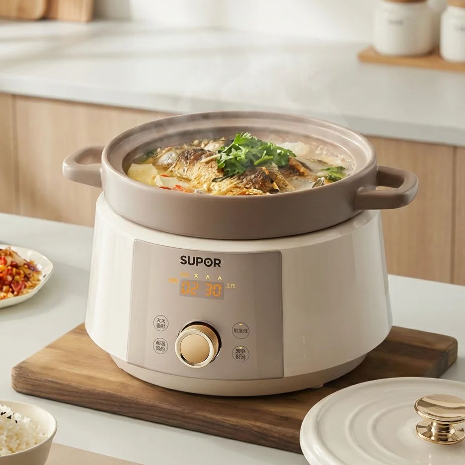 Olla de cocción lenta eléctric - Kitchen Appliances Electric reseña y precio